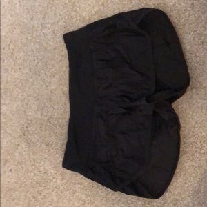 Black mesh new without tags lululemon speed shorts